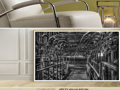 工業(yè)美學(xué)新演繹 歐美廢棄工廠復(fù)古裝飾畫與金屬材料的完美融合